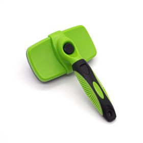 Minimalist Pet Specific Plastic Comb Brush (Option: Green-Small Size)