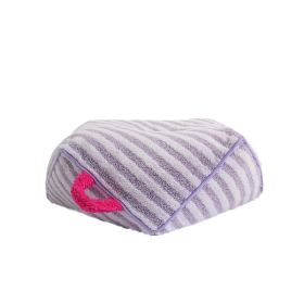 Striped Pet Bed Warm Cat Bed Four Seasons Universal Removable And Washable (Color: Purple)