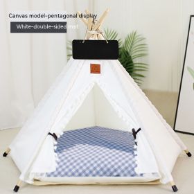 Pet Tent Cat House Removable And Washable Kennel Cat Villa Semi-enclosed Insulation Cat Nest Foldable Cat Tents (Option: Style H-S)