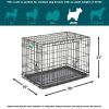 Double Door iCrate Metal Dog Crate, 42"