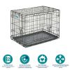 Double Door iCrate Metal Dog Crate, 42"