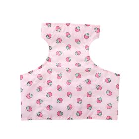 Pet Cooling Clothes Anti-heatstroke Cooling Ice Apron Cooling Ice Vest Cooling Clothes (Option: Pink Strawberry-S)