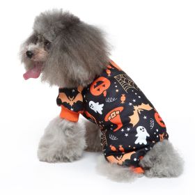 Pet Dog Halloween Christmas Festival Dress Up Clothes (Option: SDZ141 Black-L)